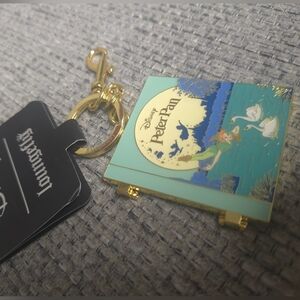 Disney Gold and Blue Peter Pan Keychain